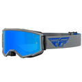 ZONE GOGGLE GREY/BLUE W/ SKY BLUE MIRROR/SMOKE LENS