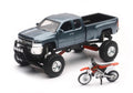 CAMIONETA SILVERADO / HONDA CRF REPLICA 1:43