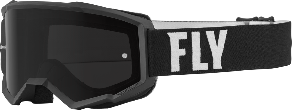 Focus Sand Goggle Black/White Dark Smoke Lens