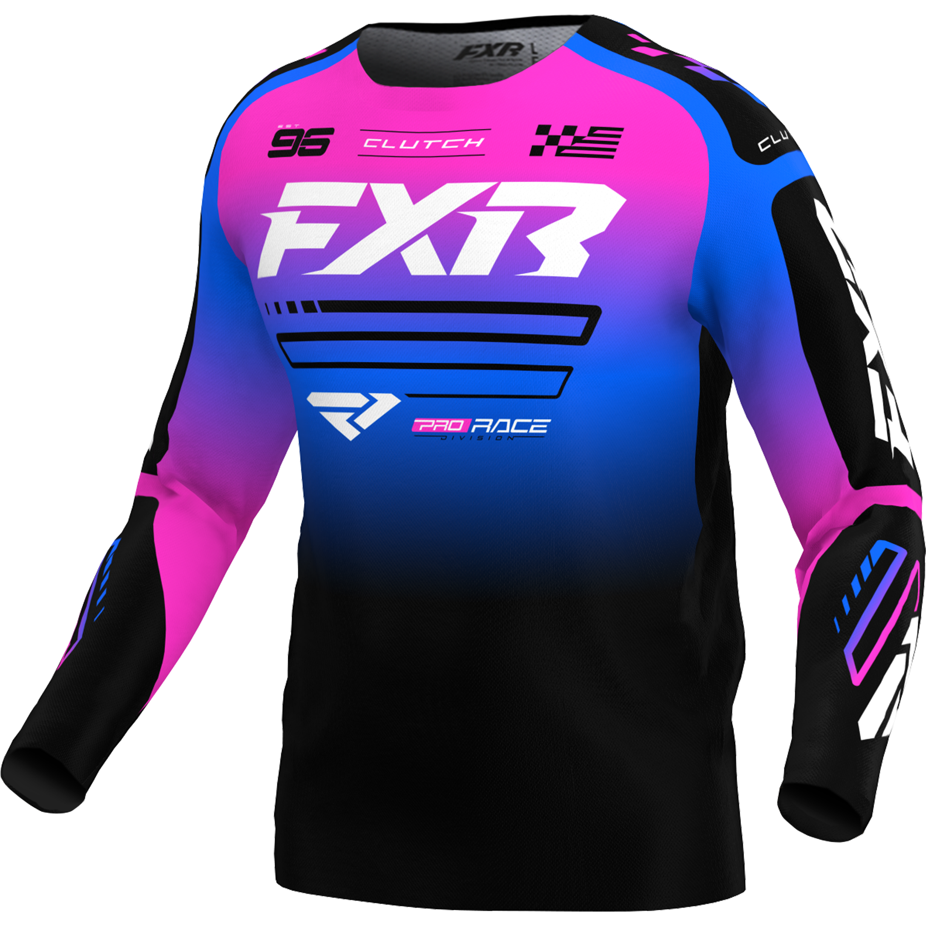 JERSEY FXR CLUTCH BLACK/BLUE/PINK