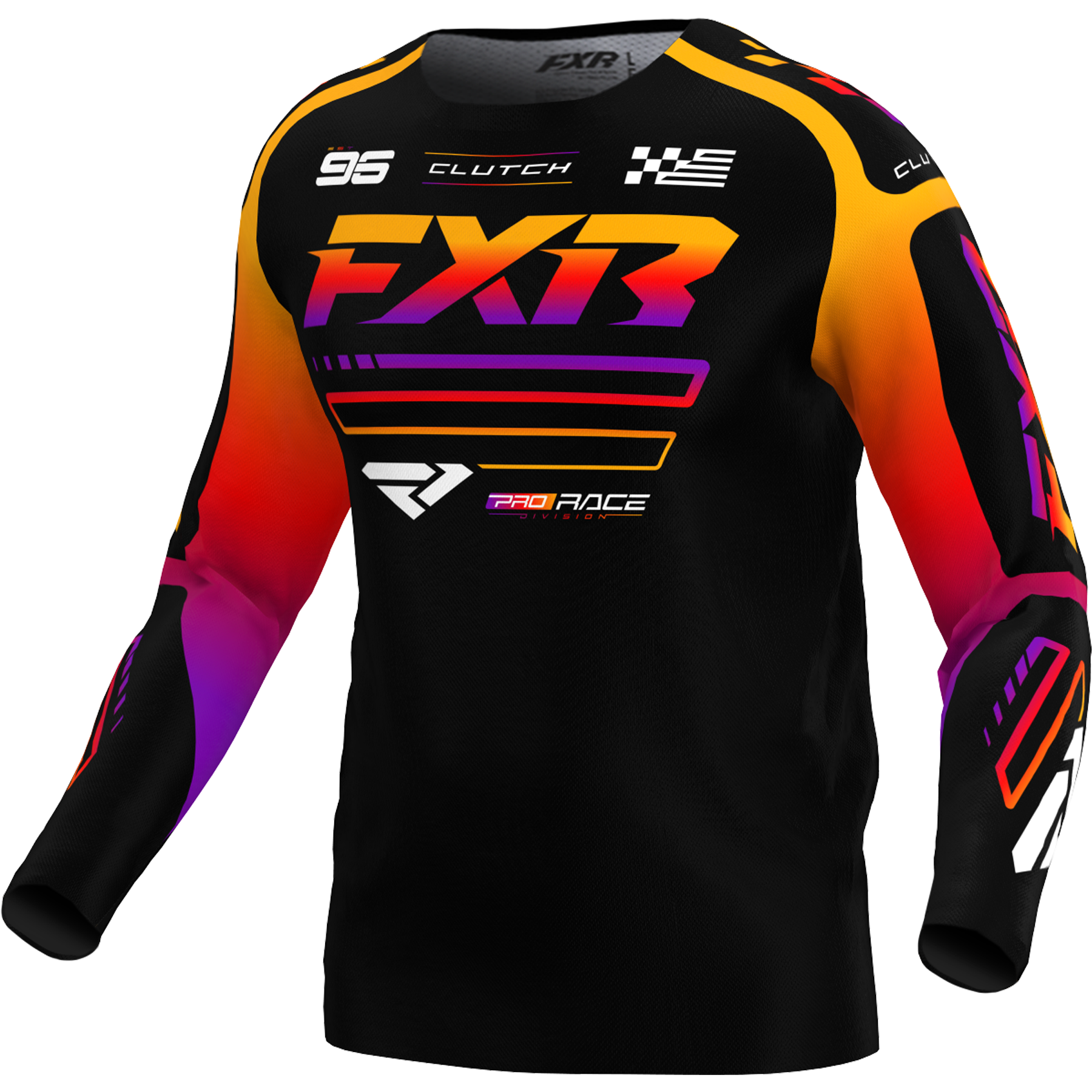 JERSEY FXR CLUTCH BLACK/SPECTRUM