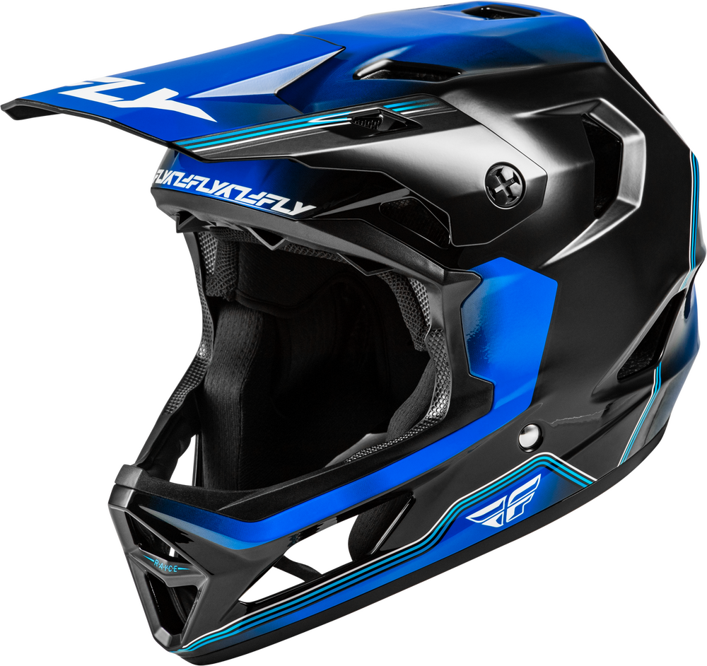 2026 RAYCE REPEAT BICYCLE HELMET BLACK/BLUE