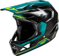 2026 RAYCE REPEAT BICYCLE HELMET BLACK/TEAL/HI-VIS
