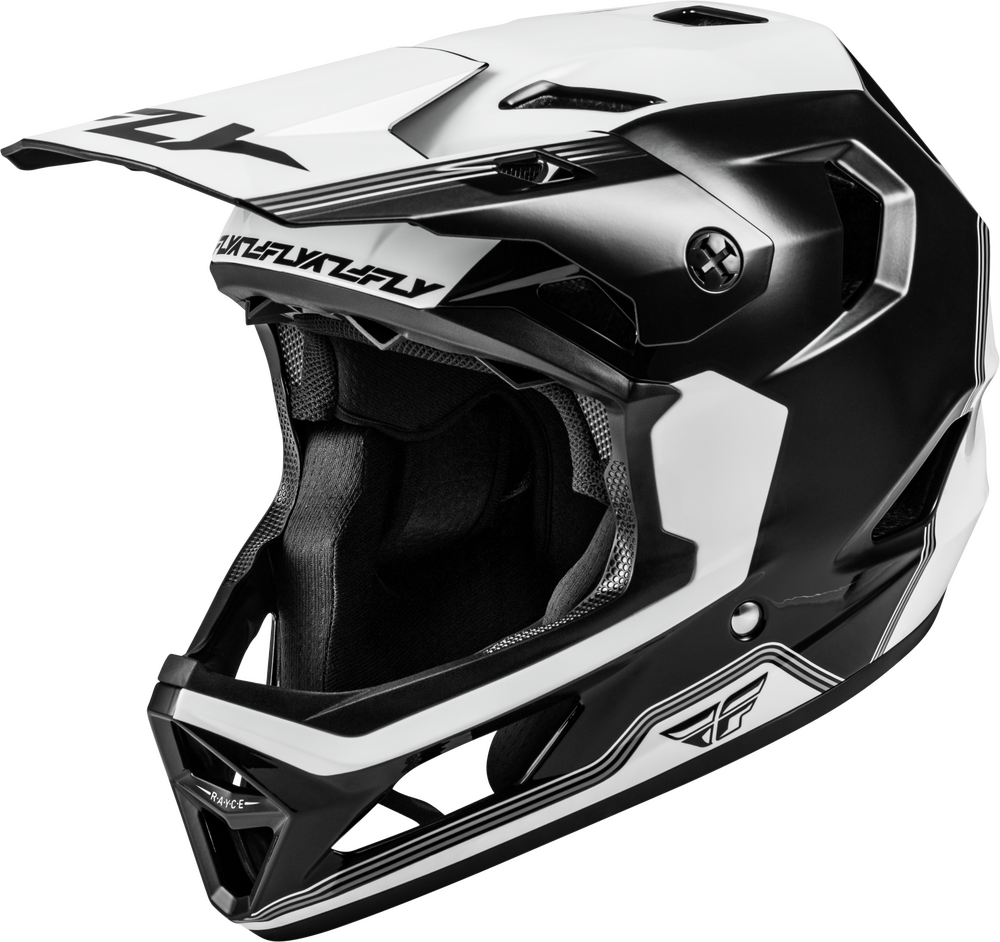 2026 RAYCE REPEAT BICYCLE HELMET BLACK/WHITE