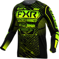 JERSEY FXR PODIUM BLACK/HIVIS/LIME