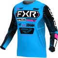 JERSEY FXR PODIUM CYAN/BLACK/PINK