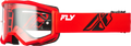 FOCUS GOGGLE RED/BLACK W/ CLEAR LENS