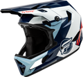 2025 RAYCE BICYCLE HELMET RED/WHITE/BLUE MD