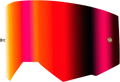 SINGLE LENS W/ POST ADULT W/ LIGHT RED MIRROR/AMBER LENS