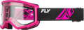 FOCUS GOGGLE BLACK/PINK W/ CLEAR LENS