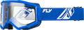 FOCUS GOGGLE BLUE/WHITE W/ CLEAR LENS