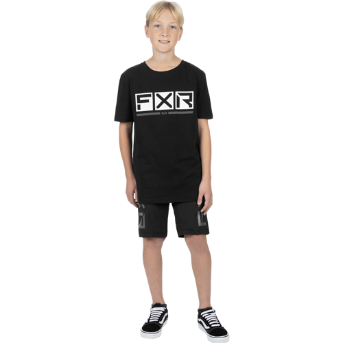 POLERA YOUTH PREMIUM T-SHIRT 24S BLACK/WHITE