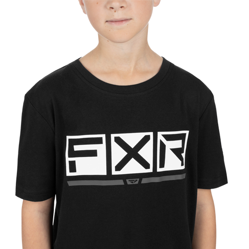 POLERA YOUTH PREMIUM T-SHIRT 24S BLACK/WHITE