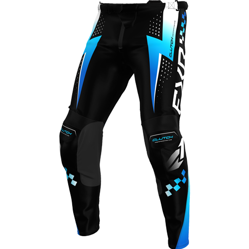 PANTALÓN FXR CLUTCH PRO 26 BLACK/BLUE/WHITE