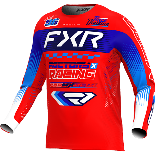 JERSEY FXR PODIUM GLADIATOR 26 RED/BLUE/WHITE