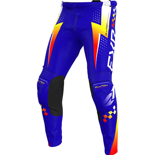PANTALÓN FXR YOUTH CLUTCH 26 ROYAL/YELLOW/RED