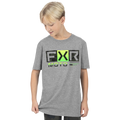 POLERA YOUTH PREMIUM T-SHIRT 24 GREY HEATHER/ARMY CAMO