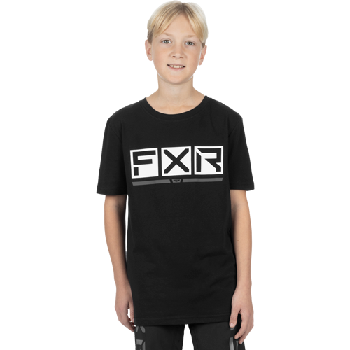 POLERA YOUTH PREMIUM T-SHIRT 24S BLACK/WHITE