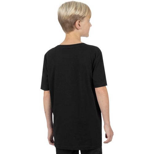 POLERA YOUTH PREMIUM T-SHIRT 24S BLACK/WHITE